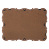 Rustic Scalloped Wall Mirror Decorative 24 X 18 Inch