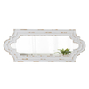 Distressed White Vintage Narrow Mirror 18.1 X 29.9 Inch