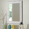 Vintage Floral Rectangle Mirrors for Wall 31 X 23 Inch
