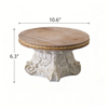 French Vintage Resin Display Stand, Cake Pedestal Stand Riser