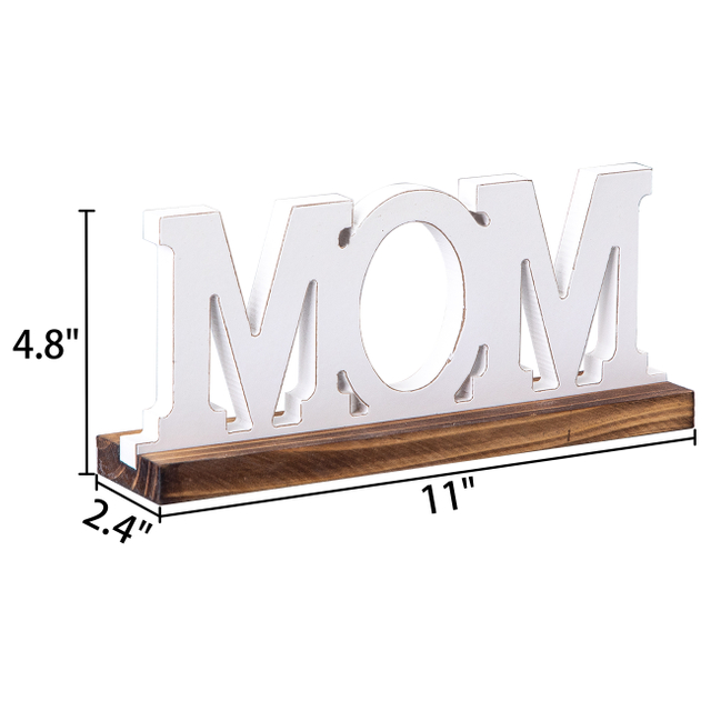 Farmhouse Mom Sign for Mothers Day Gifts 11 Inch