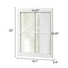 Rustic Window Mirrors for Wall Decor 18 X 23 Inch