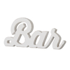 Rustic Coffee Bar Signs for Home Bar 9 Inch, Distressed White