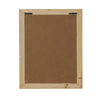 Whitewash Framed Small Bulletin Board With 3 Hemp Ropes