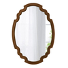 Hanging Farmhouse Oval Mirrors for Wall Decor 16 X 22 Inch