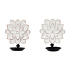 Farmhouse Candle Sconces Set of Two, Handmade Distressed Finish