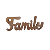 Farmhouse Family Sign for Shelf Living Room, 15 inches