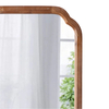 Farmhouse Rustic Bathroom Mirrors for Wall Decor 17 X 24 Inch with Wood Frame