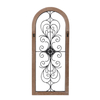 Farmhouse White Wood and Metal Wall Decor 32 X 13 Inches