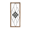 Rustic Wood and Metal Wall Art Decor Living Room 14 x 35 Inch