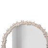 Wall Mirror, 24"Round White 