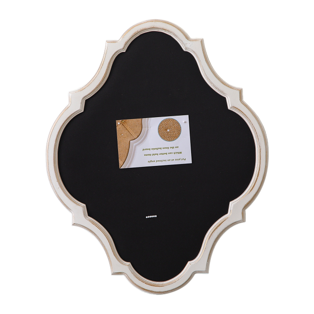 18x24 Black Rustic Linen Bulletin Board With Wood Frame
