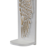 Wood White Wall Sconce 