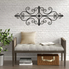 Wrought Iron Wall Decor 45" x 18"