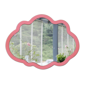  16" Pink Cloud Shape Mirror