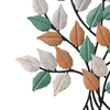 Decorative Small Metal Leaf Wall Decor 16 X 12 Inch