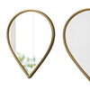 Vintage Tear Drop Mirror Wall Decor Living Room Set of 3