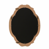 Vintage Oval Mirror for Wall Decor 22 x 30 Inch, Burning Finish