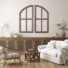 Farmhouse Window Frame Wall Decor 30 Inch, Set of 2