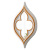 Antique Small Tear Drop Mirror Wall Decor 8 x 13 inch, Set of 3