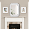Rustic White Mirror 18 X 24 Inch, Horizontal or Vertical
