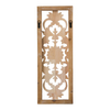Farmhouse Wood Wall Decor 30 Inch, Handmade Washed White