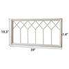 Rustic Window Frame Wall Decor 19 X 39 Inches, Distressed White