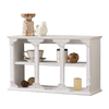Vintage Rustic 3-Tier Floating Shelves for Wall White