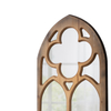 Rustic Gothic Cathedral Window Mirror 18 X 36 Inch