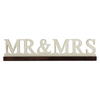 Vintage Mr and Mrs Sign for Wedding Table Decor 16 inches