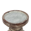 Wood Pillar Candle Holder, Handmade Farmhouse Candle Holders 6“ Tall 