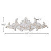 Handmade Distressed White Over The Door Decor, 32 Inches Long
