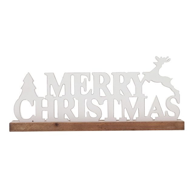 Rustic Merry Christmas Signs for Home Decor 16 Inches