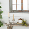 Resin Small Taper Candle Holders Set of 2, Candle Stick Holder Vintage