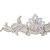 Handmade Distressed White Over The Door Decor, 32 Inches Long