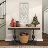 Rustic Wood and Metal Wall Art Decor Living Room 14 x 35 Inch