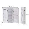 Wood Short Room Divider 3 Panel