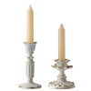 Resin Small Taper Candle Holders Set of 2, Candle Stick Holder Vintage