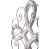 Vintage Wrought Iron Wall Decor 22 Inch