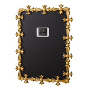 Large Magnetic Chalkboard, 36×28" Vintage Cross Gold Framed Black Board