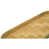 Rattan Tray Set of 2 with Wooden Legs