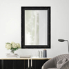 Rustic Black Mirrors with Bead Decor 29 x 20 Inches