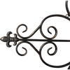 Wrought Iron Wall Decor 45" x 18"