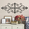 Black Metal Wall Decor 45" x 18"