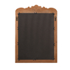 Gothic Rectangular Wall Mirror 30 X 22 Inch, Black and Gold