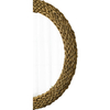 Round Woven Seagrass Frame Wall Mirror