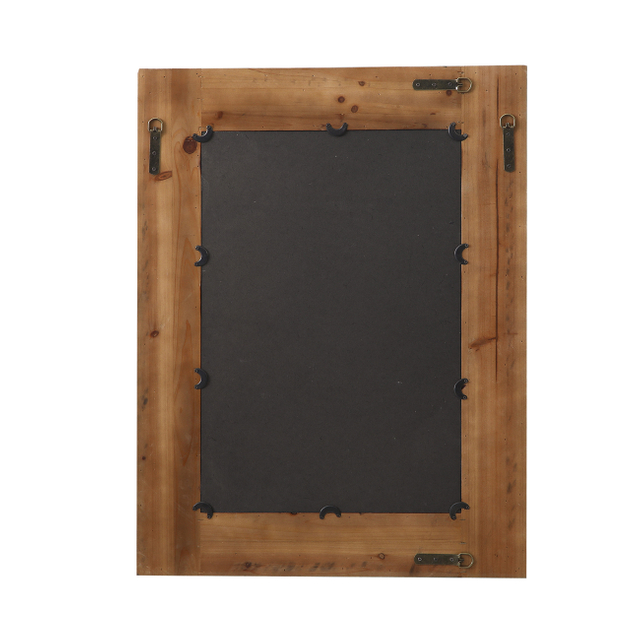 Rattan Braided Wood Frame Wall Mirror