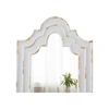 Distressed White Vintage Narrow Mirror 18.1 X 29.9 Inch