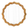 24 Inch Round Woven Rattan Wall Mirror
