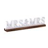 Rustic Mrs and Mrs Wedding Decor Sign for Table 16 Inch